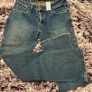 low rise slim bootcut jeans
